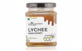 Weguarantee Organics Lychee Raw Honey   Glass Jar  300 grams